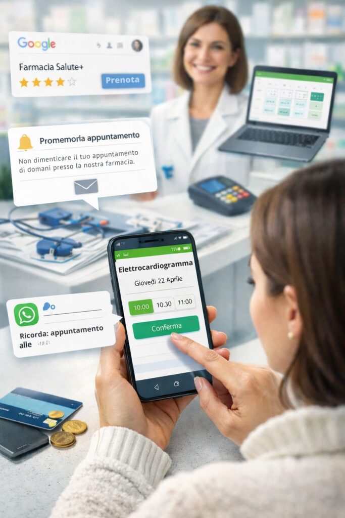 prenotazione servizi in farmacia